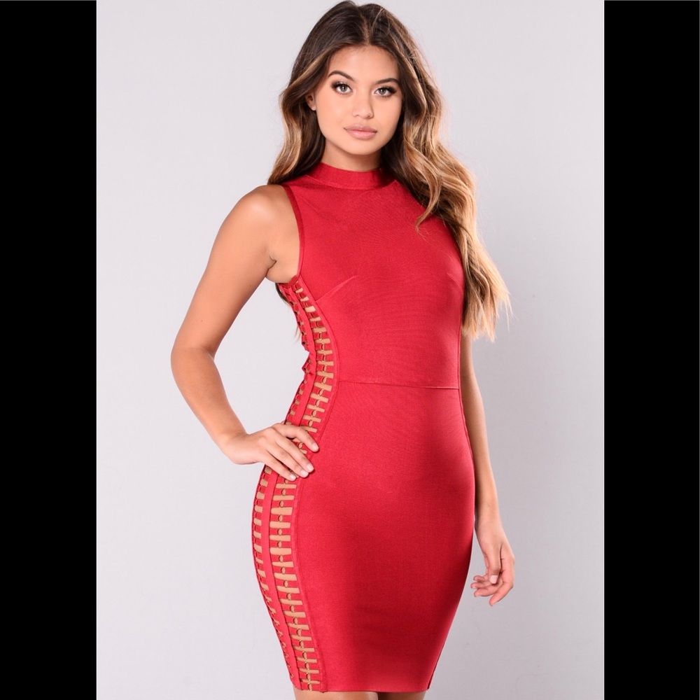 Fashion Nova Versilla Bandage Dress